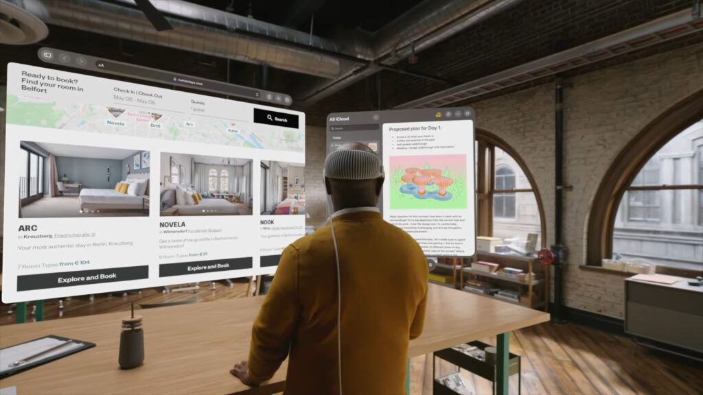La présentation de Apple Vision Pro // Source : Apple La présentation de Apple Vision Pro // Source : Apple