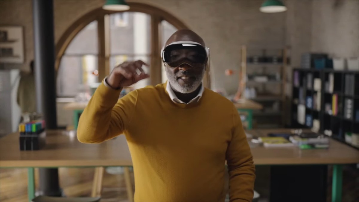 La présentation du Apple Vision Pro // Source : Apple La présentation du Apple Vision Pro // Source : Apple