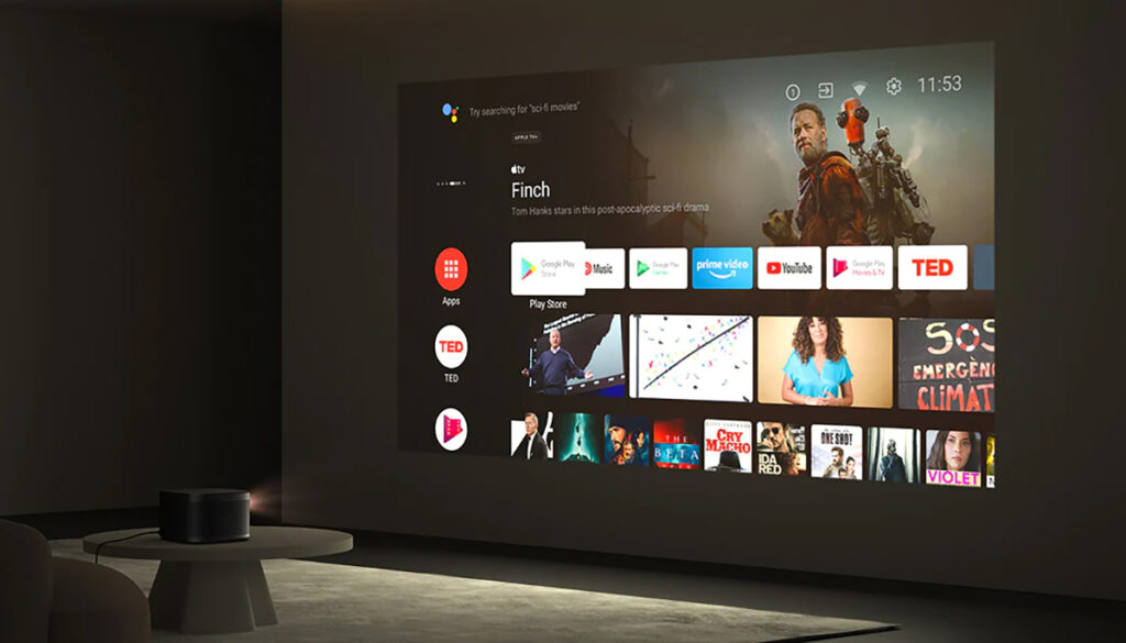 Grâce à Android TV, le HORIZON Pro peut accéder à une grande variété de contenus // Source : XGIMI Grâce à Android TV, le HORIZON Pro peut accéder à une grande variété de contenus // Source : XGIMI