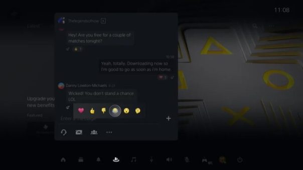 La réaction à des messages avec des emojis fait aussi partie de cette mise à jour. La réaction à des messages avec des emojis fait aussi partie de cette mise à jour.