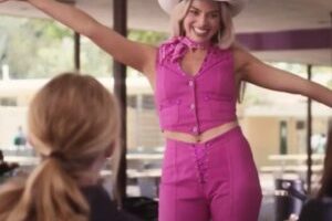 Margot Robbie dans Barbie. // Source : Barbie le film Margot Robbie dans Barbie. // Source : Barbie le film