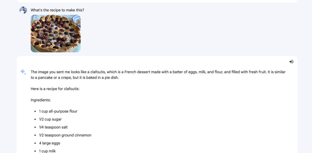 Le clafoutis de ma grand-mère n'a aucun secret pour Bard, qui le reconnaît parfaitement. Le clafoutis de ma grand-mère n'a aucun secret pour Bard, qui le reconnaît parfaitement.