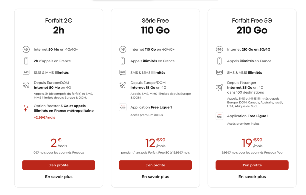 Les forfaits Free pour les non abonnés Freebox. Les forfaits Free pour les non abonnés Freebox.