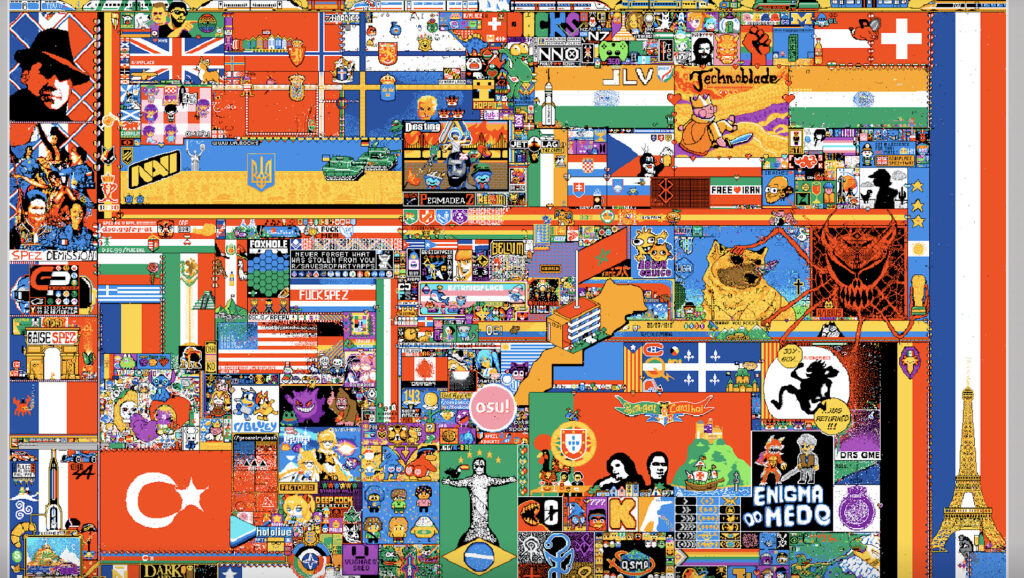 A la 34e heure de jeu, les références à la France sont nombreuses. // Source : Reddit. A la 34e heure de jeu, les références à la France sont nombreuses. // Source : Reddit.