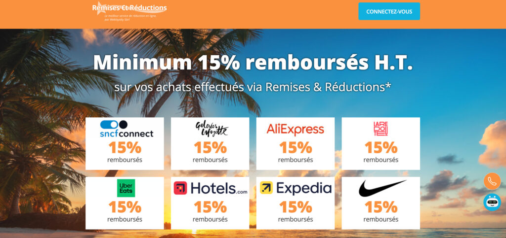 Le site Remises et Réductions, édité par Webloyalty // Source : Capture d'écran Numerama Le site Remises et Réductions, édité par Webloyalty // Source : Capture d'écran Numerama