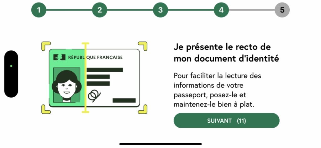 L'enregistrement d'une carte vitale dans l'application. // Source : Numerama L'enregistrement d'une carte vitale dans l'application. // Source : Numerama