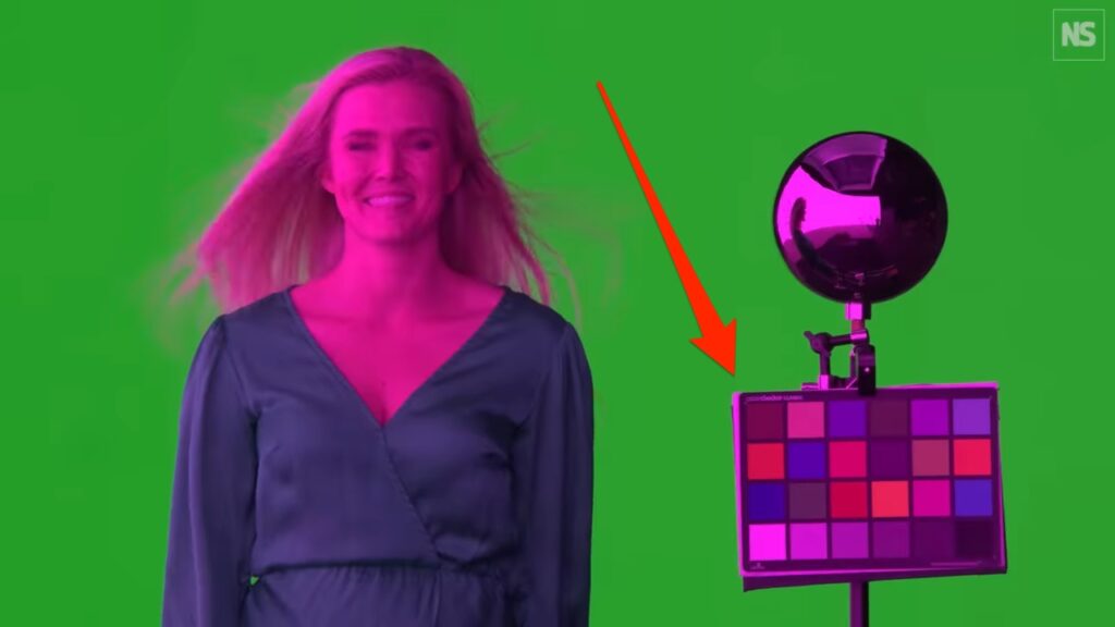 La charte utilisée pour les effets spéciaux // Source : New Scientist / YouTube La charte utilisée pour les effets spéciaux // Source : New Scientist / YouTube