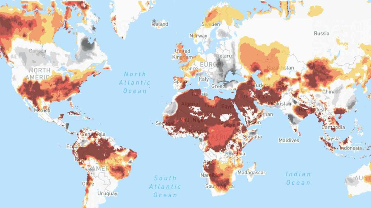 La carte du réchauffement climatique // Source : Climate Central La carte du réchauffement climatique // Source : Climate Central
