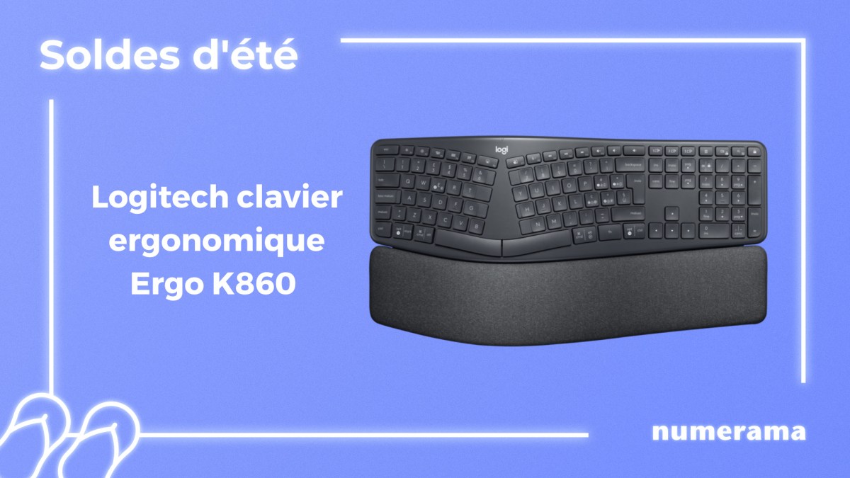 Logitech ERGO K860 // Source : Numerama Logitech ERGO K860 // Source : Numerama