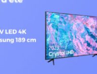TV LED 4K 189 cm // Source : Numerama TV LED 4K 189 cm // Source : Numerama