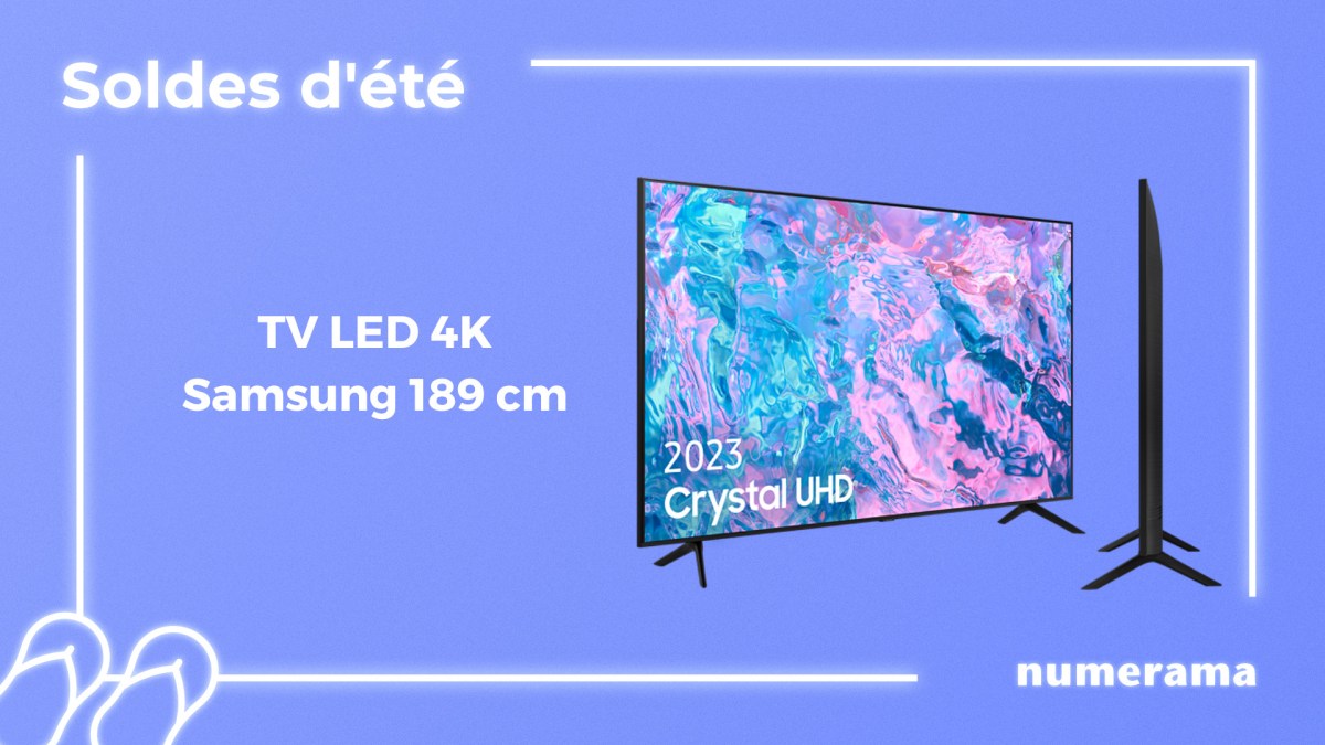 TV LED 4K 189 cm // Source : Numerama TV LED 4K 189 cm // Source : Numerama