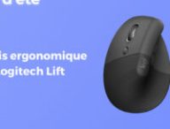 Logitech Lift Souris Ergonomique // Source : Numerama
