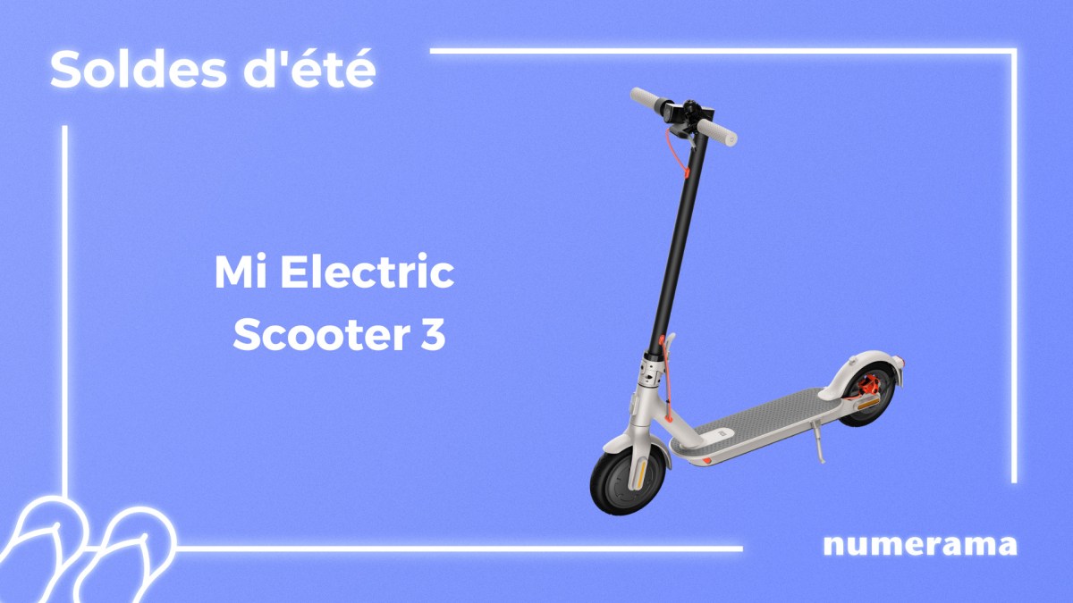 Trottinette mi scooter 3 soldes // Source : Numerama Trottinette mi scooter 3 soldes // Source : Numerama