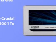 Disque dur SSD MX500 1 To // Source : Numerama