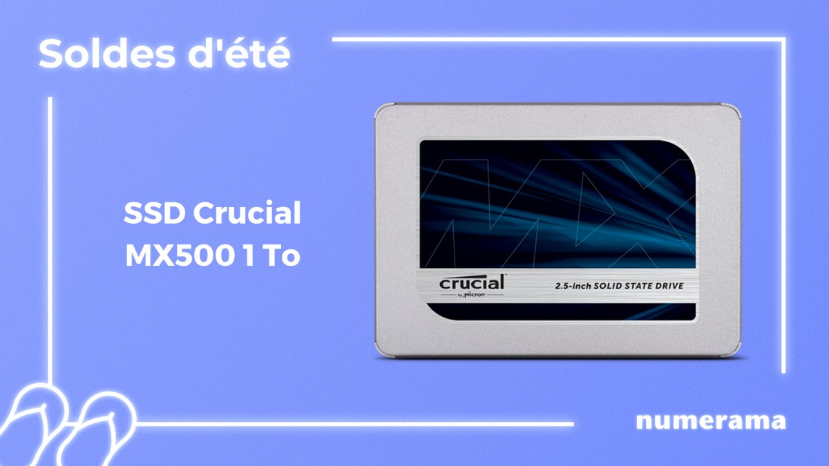 Disque dur SSD MX500 1 To // Source : Numerama Disque dur SSD MX500 1 To // Source : Numerama