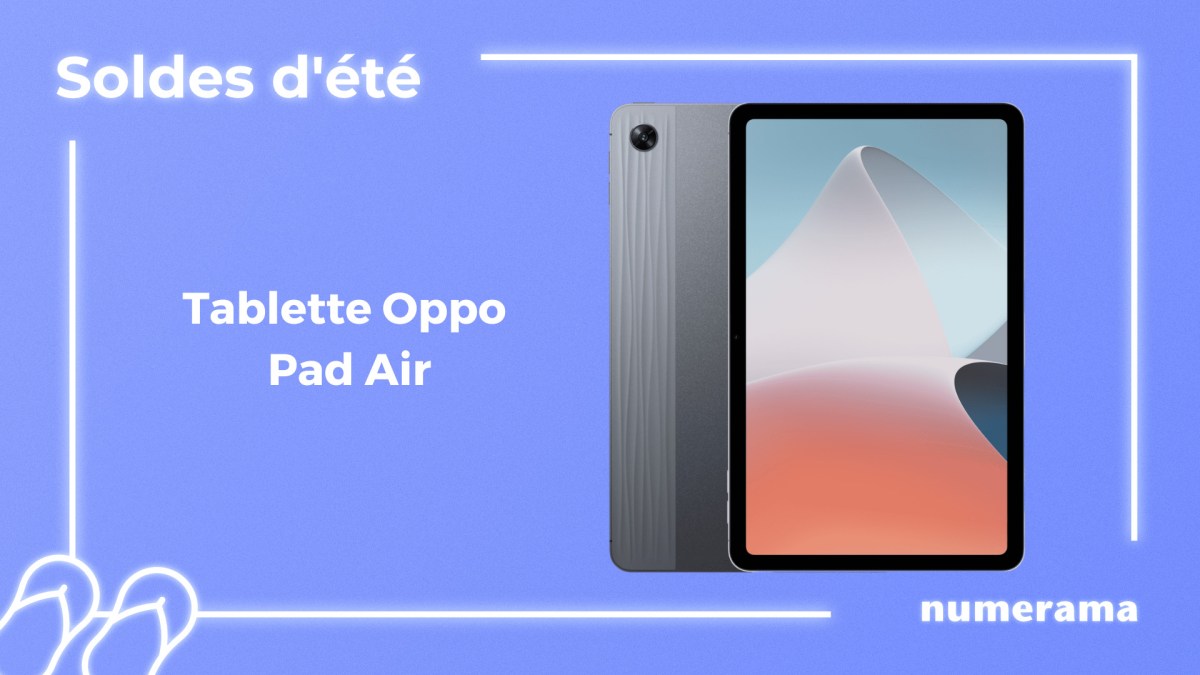 Oppo Pad Air // Source : Numerama Oppo Pad Air // Source : Numerama