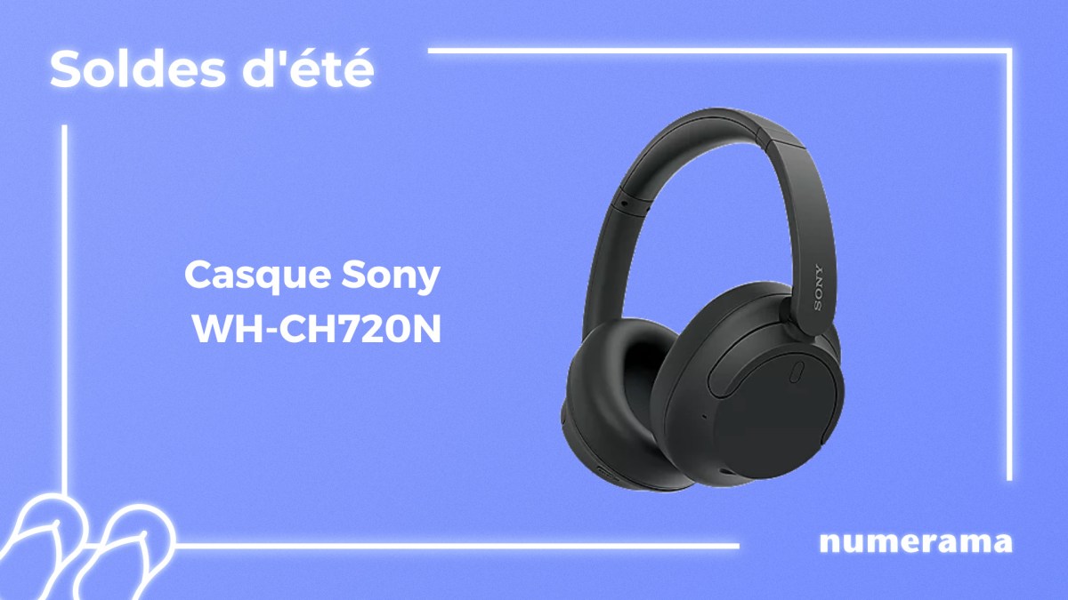 Sony WH-CH720N // Source : Numerama Sony WH-CH720N // Source : Numerama