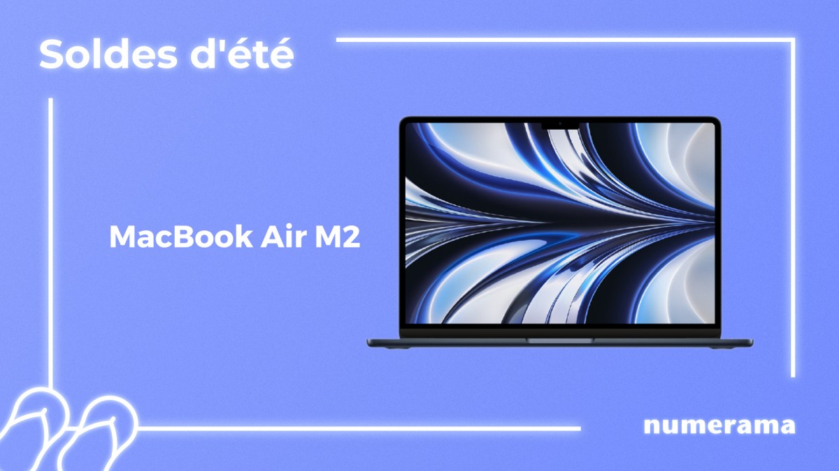 MacBook Air M2 // Source : Numerama MacBook Air M2 // Source : Numerama