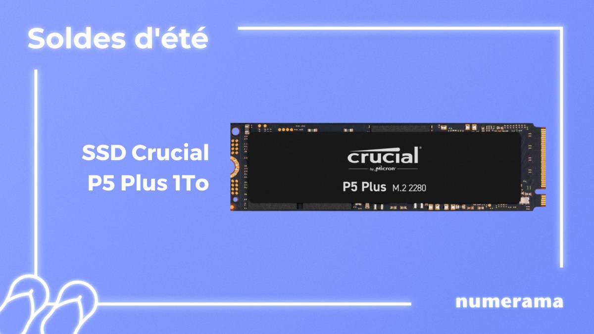 Crucial P5 Plus 1To // Source : Numerama Crucial P5 Plus 1To // Source : Numerama