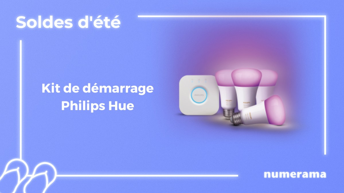 kit de démarrage Philips Hue // Source : Numerama kit de démarrage Philips Hue // Source : Numerama