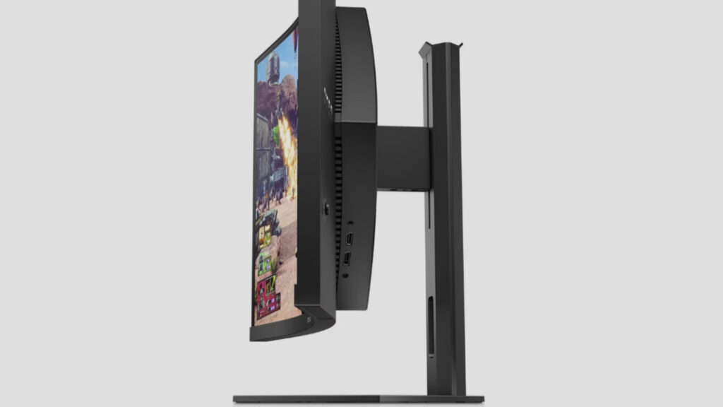 Ajustez la hauteur de votre écran pour plus de confort grâce à une course de 130 mm. // Source : HP Ajustez la hauteur de votre écran pour plus de confort grâce à une course de 130 mm. // Source : HP