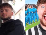 Arkunir à gauche, a gagné un défi lancé sur Twitter par le youtubeur Mr Beast, à droite. // Source : Captures d'écran Mr Beast sur Youtube et Arkunir sur TikTok. Montage Numérama avec Canva. Arkunir à gauche, a gagné un défi lancé sur Twitter par le youtubeur Mr Beast, à droite. // Source : Captures d'écran Mr Beast sur Youtube et Arkunir sur TikTok. Montage Numérama avec Canva.