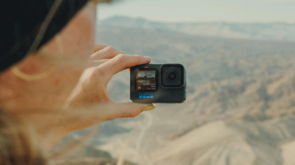 La Hero11 est doté d'un écran selfie // Source : GoPro La Hero11 est doté d'un écran selfie // Source : GoPro