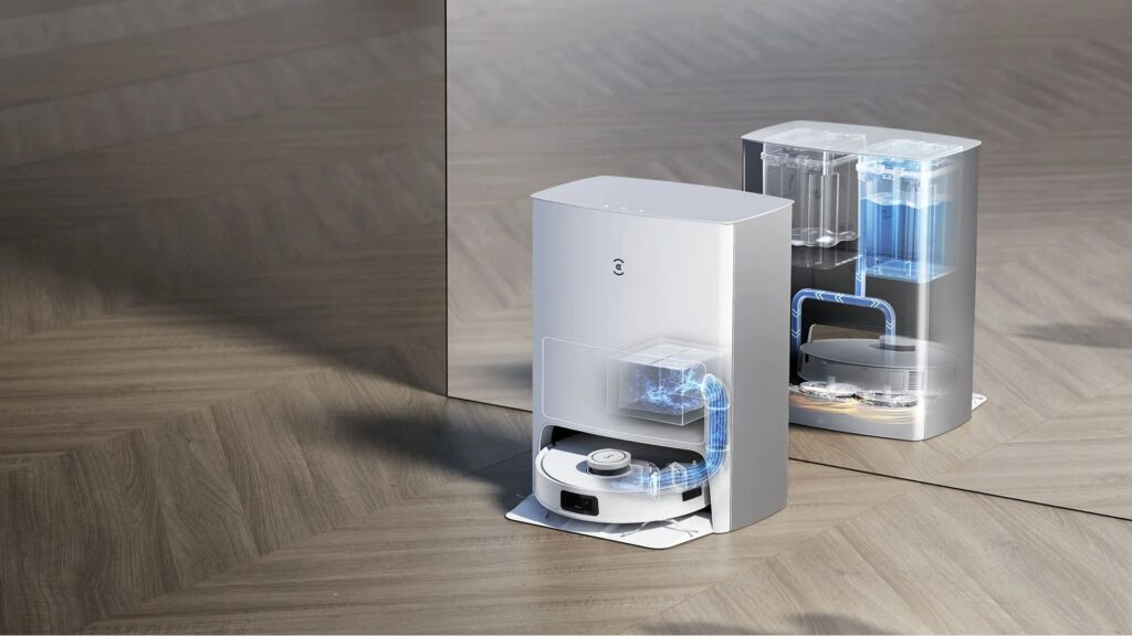 Le ECOVACS DEEBOT X1e OMNI // Source : ECOVACS Le ECOVACS DEEBOT X1e OMNI // Source : ECOVACS