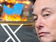 Elon Musk renomme Twitter en X.com // Source : Montage Numerama