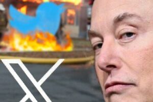 Elon Musk renomme Twitter en X.com // Source : Montage Numerama Elon Musk renomme Twitter en X.com // Source : Montage Numerama