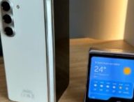 Le Samsung Galaxy Z Fold 5 à côté du Z Flip 5. // Source : Numerama