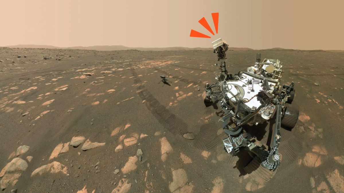 Surprise ! // Source : NASA/JPL-Caltech/MSSS (modifié avec Canva) Surprise ! // Source : NASA/JPL-Caltech/MSSS (modifié avec Canva)