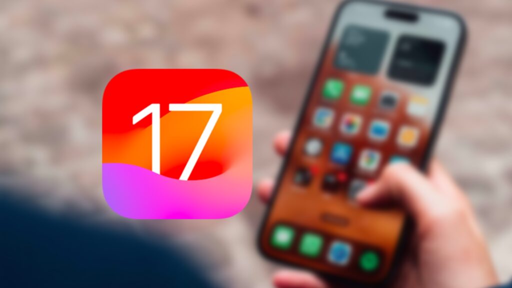Le logo d'iOS 17. // Source : Numerama Le logo d'iOS 17. // Source : Numerama
