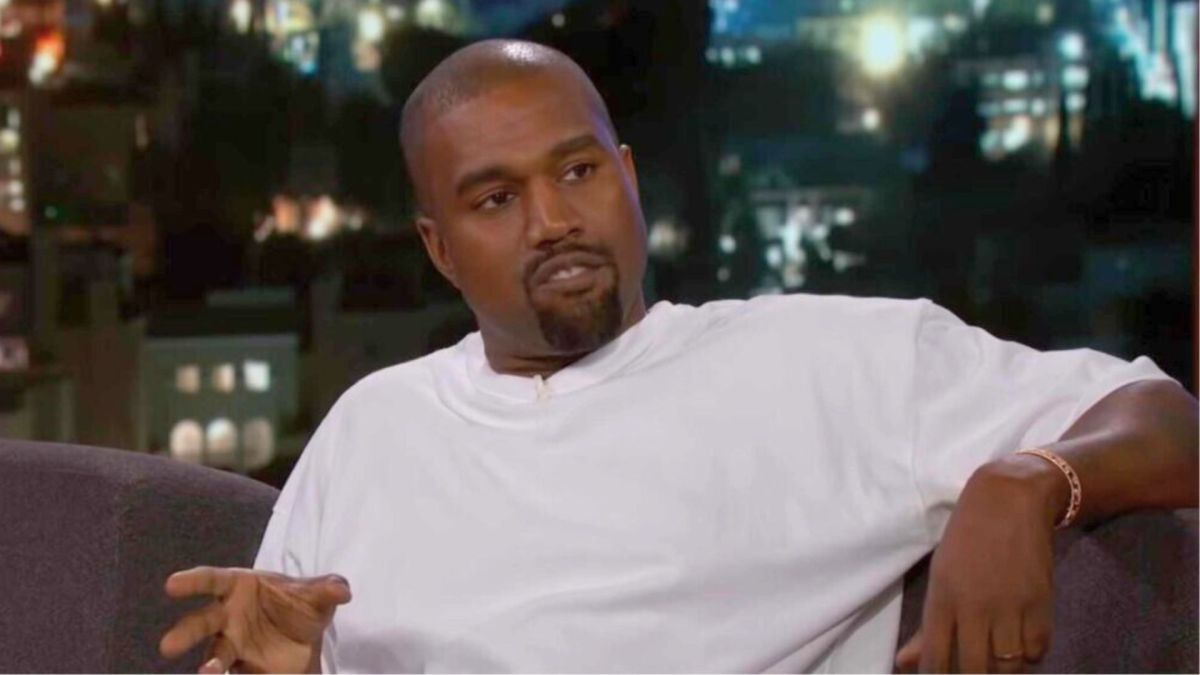 Kanye West lors d'une interview avec Jimmy Kimmel // Source : Jimmy Kimmel Live / YouTube Kanye West lors d'une interview avec Jimmy Kimmel // Source : Jimmy Kimmel Live / YouTube