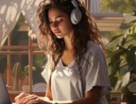 Une personne devant son ordinateur portable // Source : Midjourney Une personne devant son ordinateur portable // Source : Midjourney