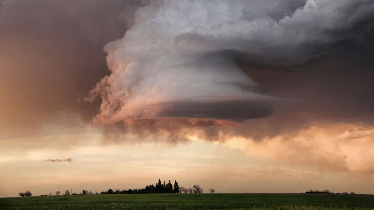 Orage supercellulaire. // Source : Envato Orage supercellulaire. // Source : Envato