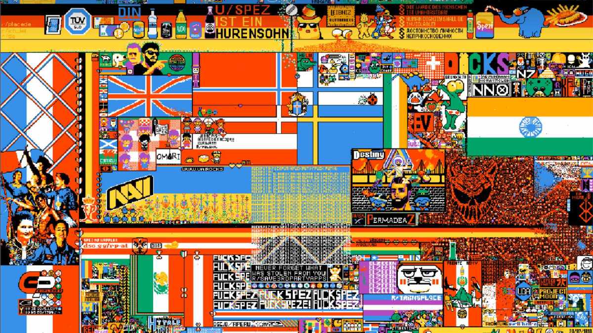 Pixel War 2023 // Source : Capture d'écran Numerama Pixel War 2023 // Source : Capture d'écran Numerama