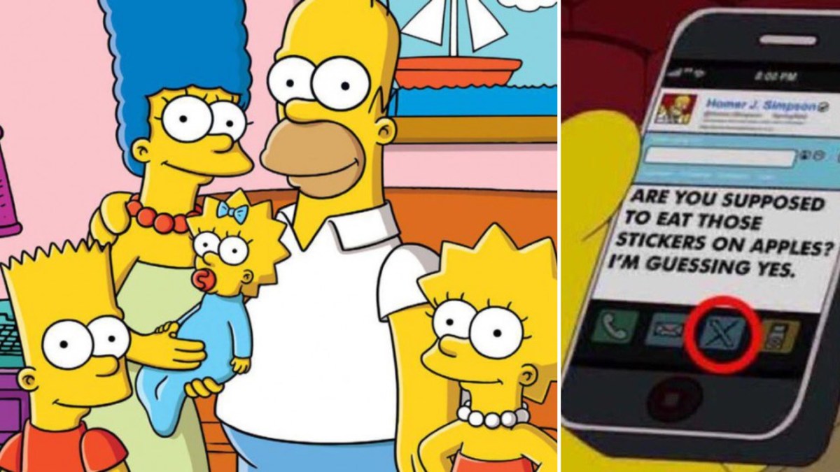 Les Simpson et le logo X. // Source : Numerama Les Simpson et le logo X. // Source : Numerama