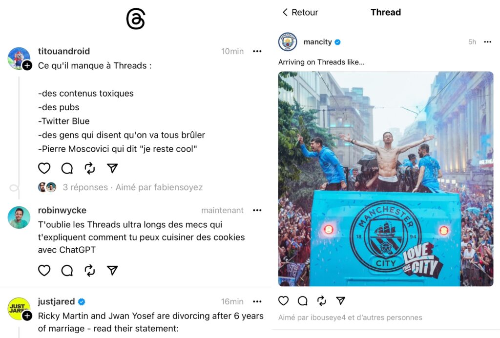 Threads ressemble déjà à Twitter, alors que Mastodon et Bluesky sont moins vivants. Threads ressemble déjà à Twitter, alors que Mastodon et Bluesky sont moins vivants.