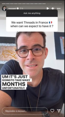 Adam Mosseri sur Instagram Adam Mosseri sur Instagram