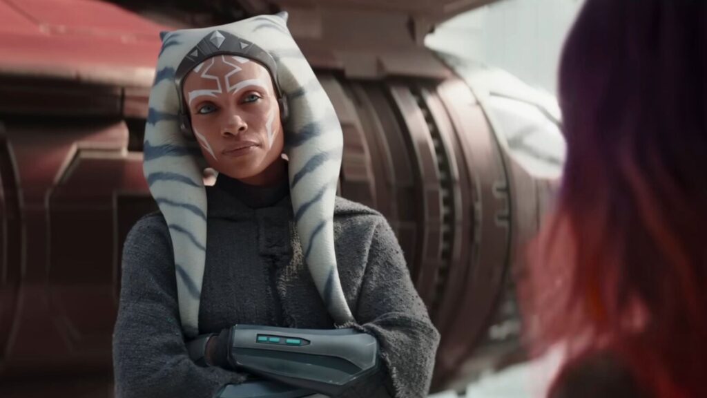 Rosario Dawson est Ahsoka Tano. // Source : Disney+/Lucasfilms Rosario Dawson est Ahsoka Tano. // Source : Disney+/Lucasfilms