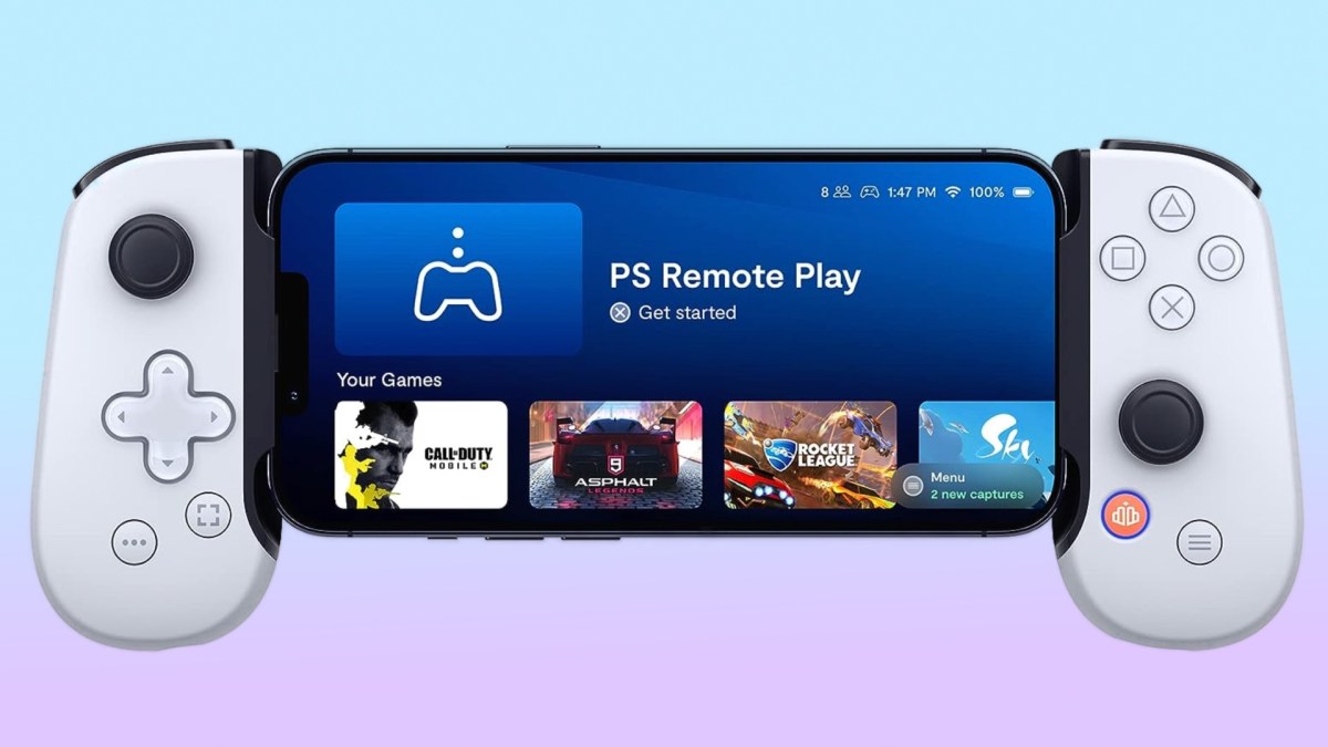 La manette Backbone pour smartphone. // Source : Backbone La manette Backbone pour smartphone. // Source : Backbone