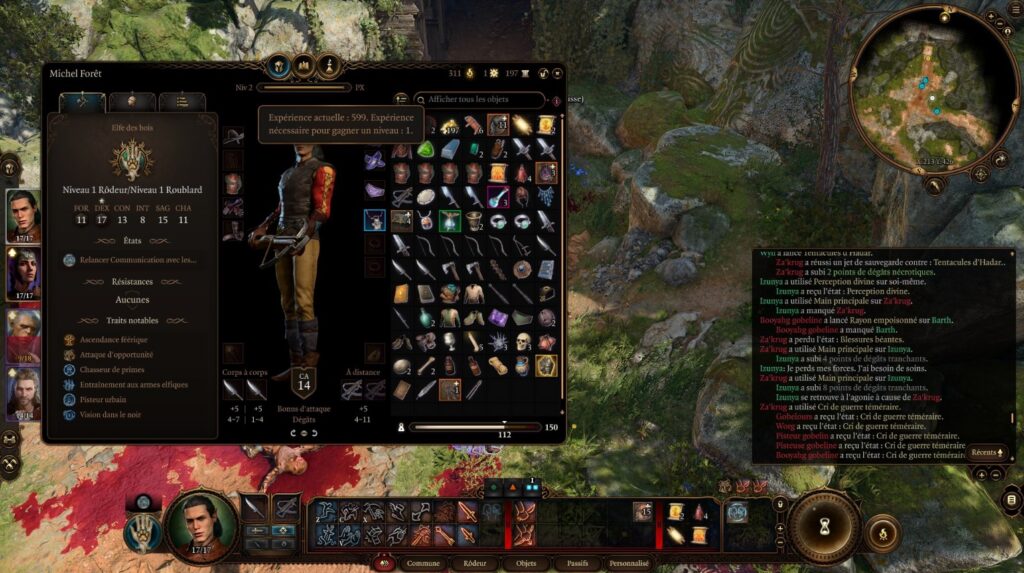 Les nombreux équipements dans Baldur's Gate 3 Les nombreux équipements dans Baldur's Gate 3