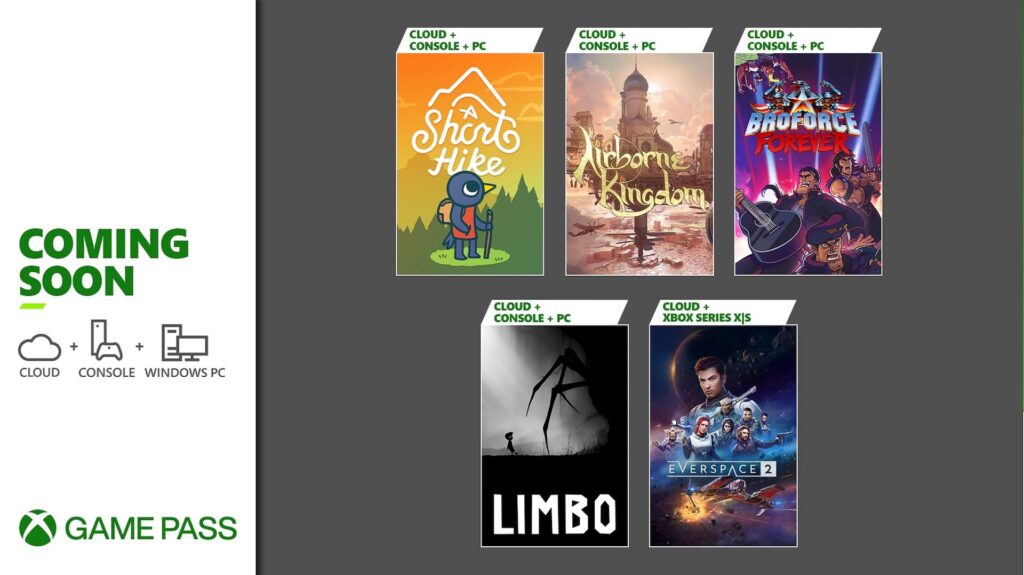 Xbox Game Pass en août 2023 // Source : Microsoft