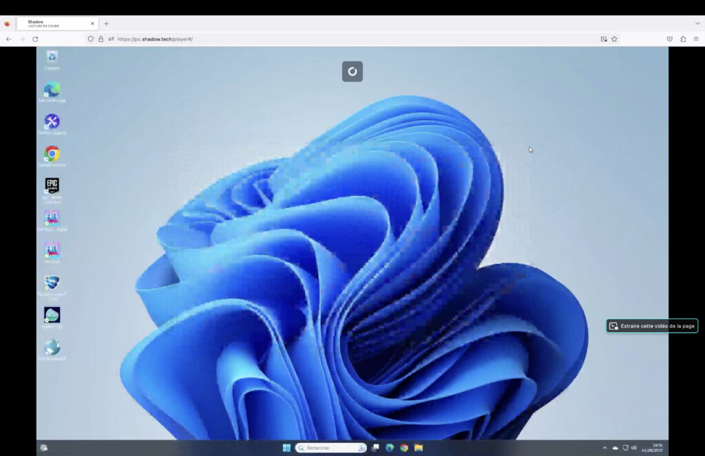 Le bureau Windows depuis Firefox, c'est possible avec Shadow. Le bureau Windows depuis Firefox, c'est possible avec Shadow.