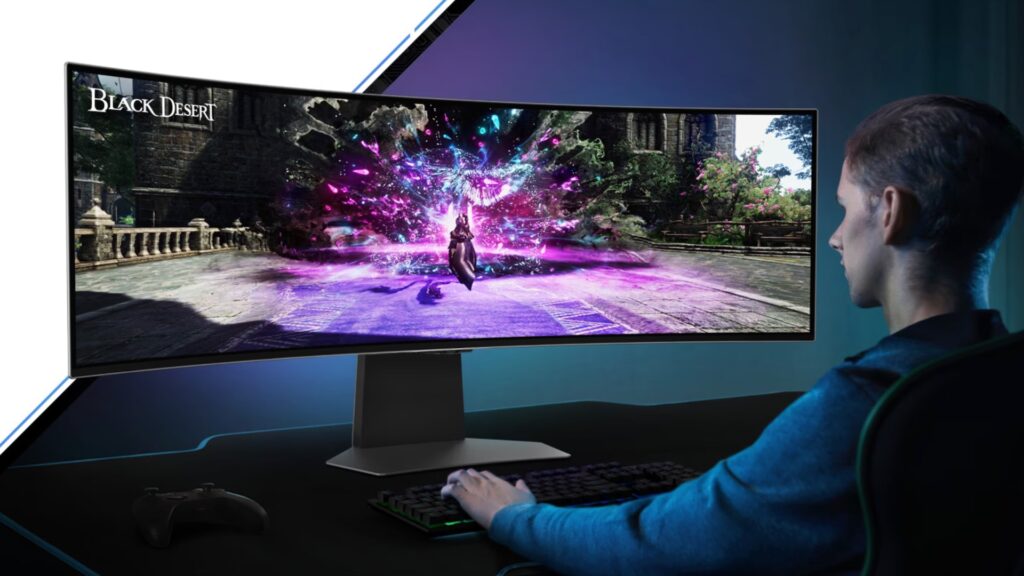 Écran Samsung Odyssey G9 // Source : Samsung Écran Samsung Odyssey G9 // Source : Samsung