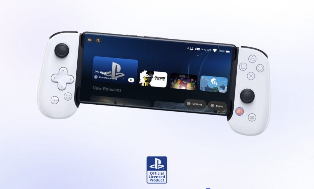 La manette de Backbone est certifiée par Sony. Elle existe pour iPhone (Lightning) et Android (USB-C). La manette de Backbone est certifiée par Sony. Elle existe pour iPhone (Lightning) et Android (USB-C).