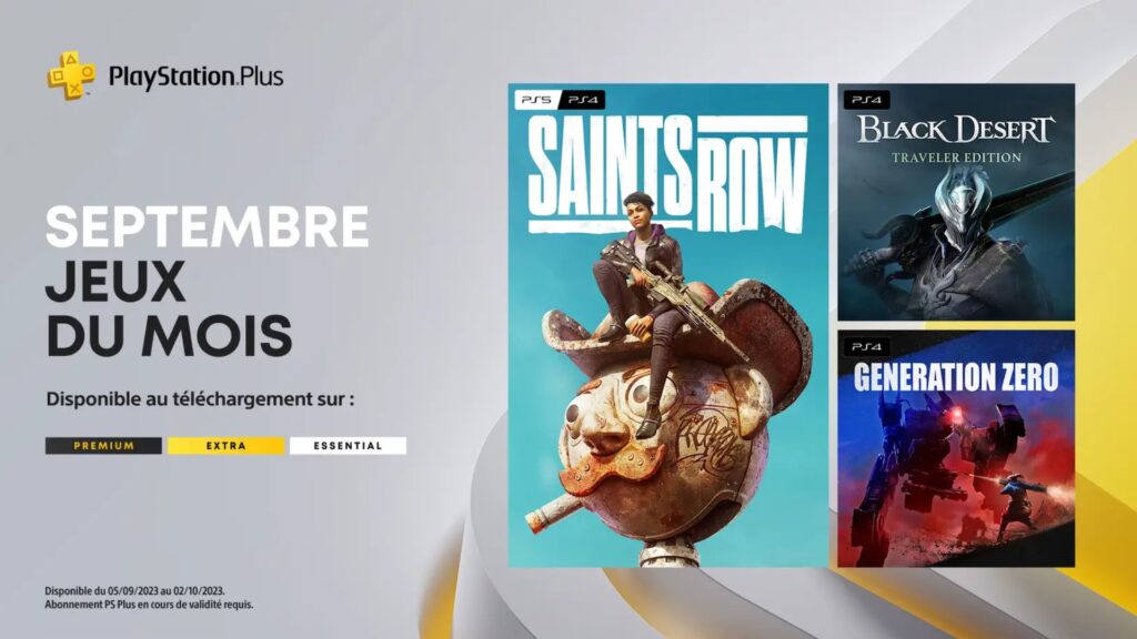 PlayStation Plus en septembre 2023 // Source : Sony PlayStation Plus en septembre 2023 // Source : Sony