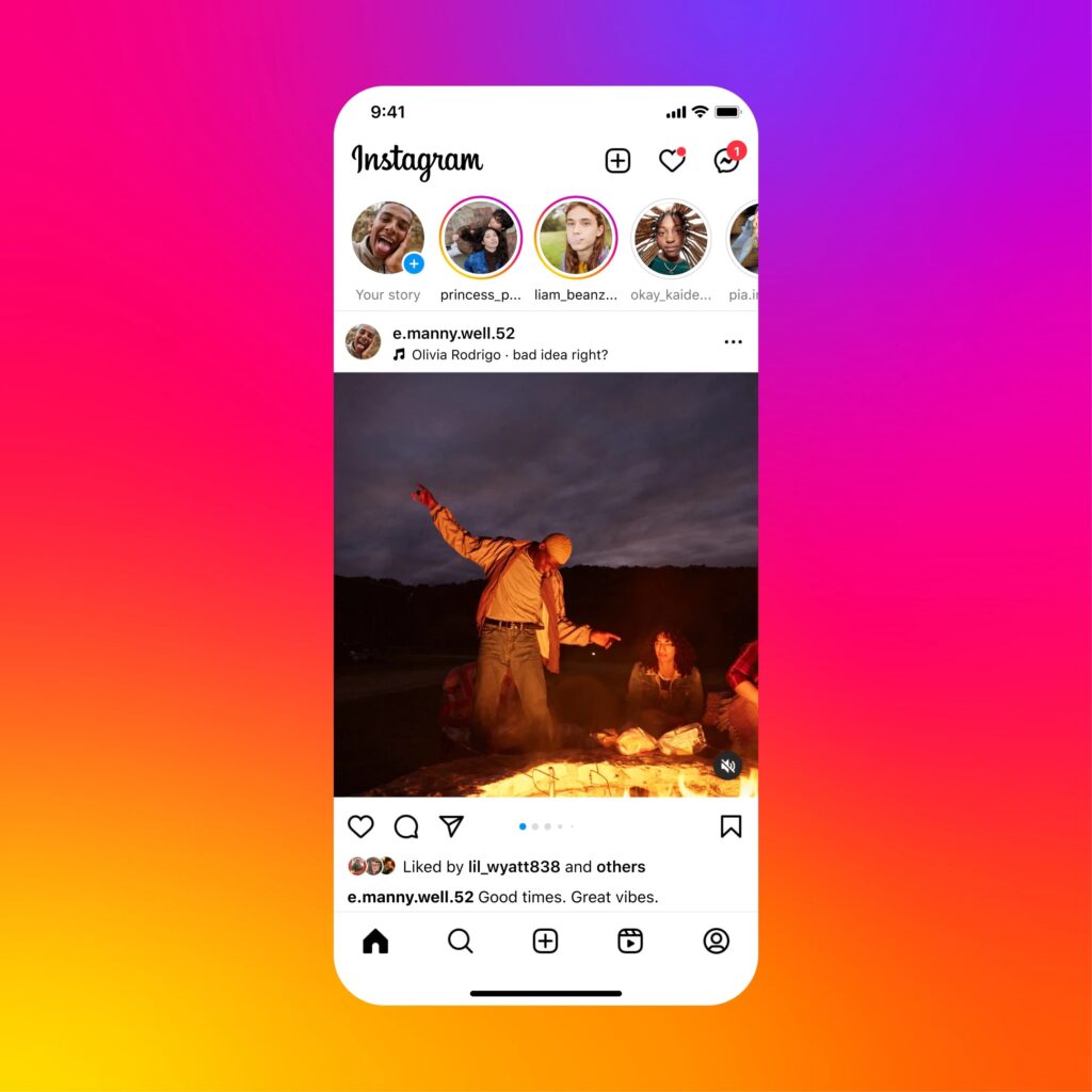 La nouvelle fonctionnalité d'Instagram : les carrousels musicaux // Source : Instagram La nouvelle fonctionnalité d'Instagram : les carrousels musicaux // Source : Instagram