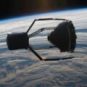 Représentation simulée de Clearspace, qui vise à récupérer des débris spatiaux. // Source : ESA